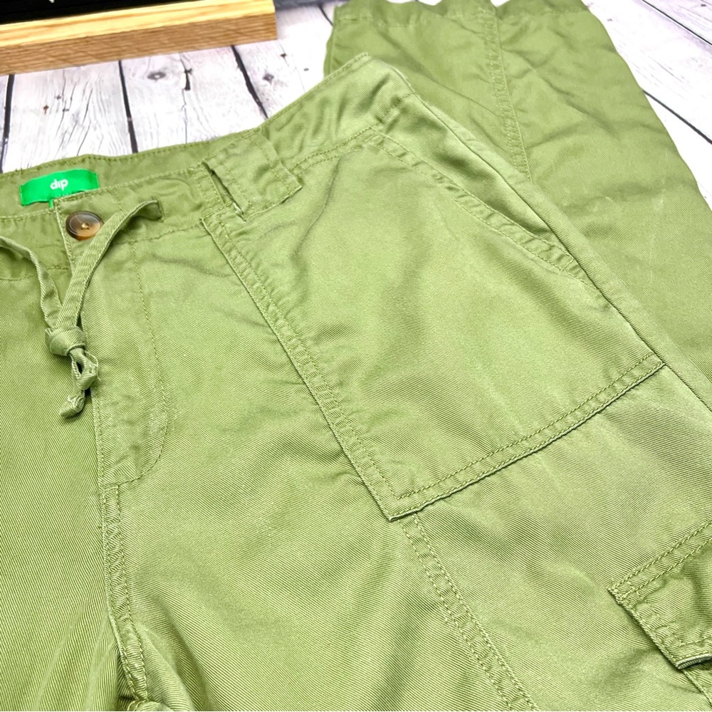 DIP Women’s Cargo, Drawstring Button/Zip Pants - Picture 3 of 9